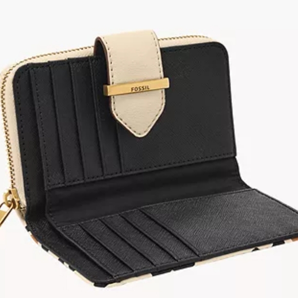 FOSSIL SATCHEL LEOPARD & WALLET - Picture 11 of 12